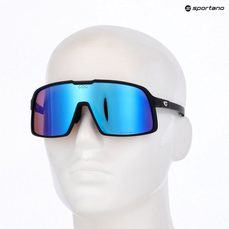 Sonnenbrille GOG Kari matt black/reflex white/blue 5