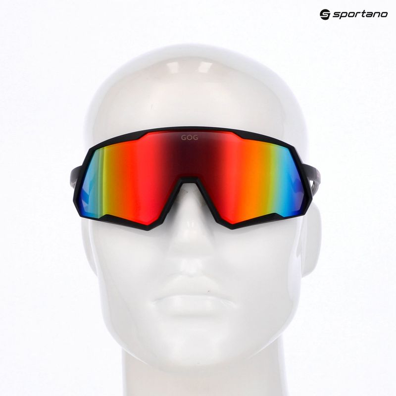 Sonnenbrille GOG Tove matt black/reflex black/red 5