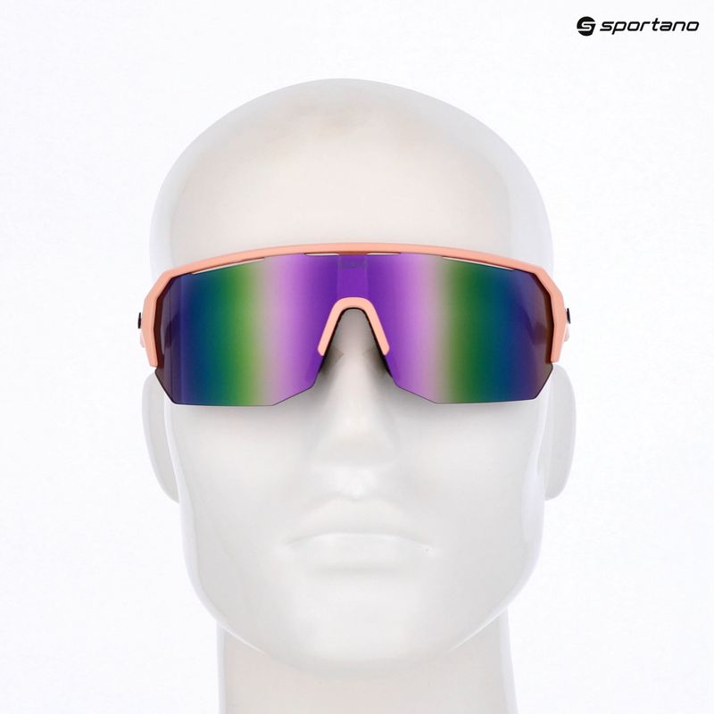 GOG Bragi matte staubig rosa/schwarz/reflex lila Sonnenbrille 6