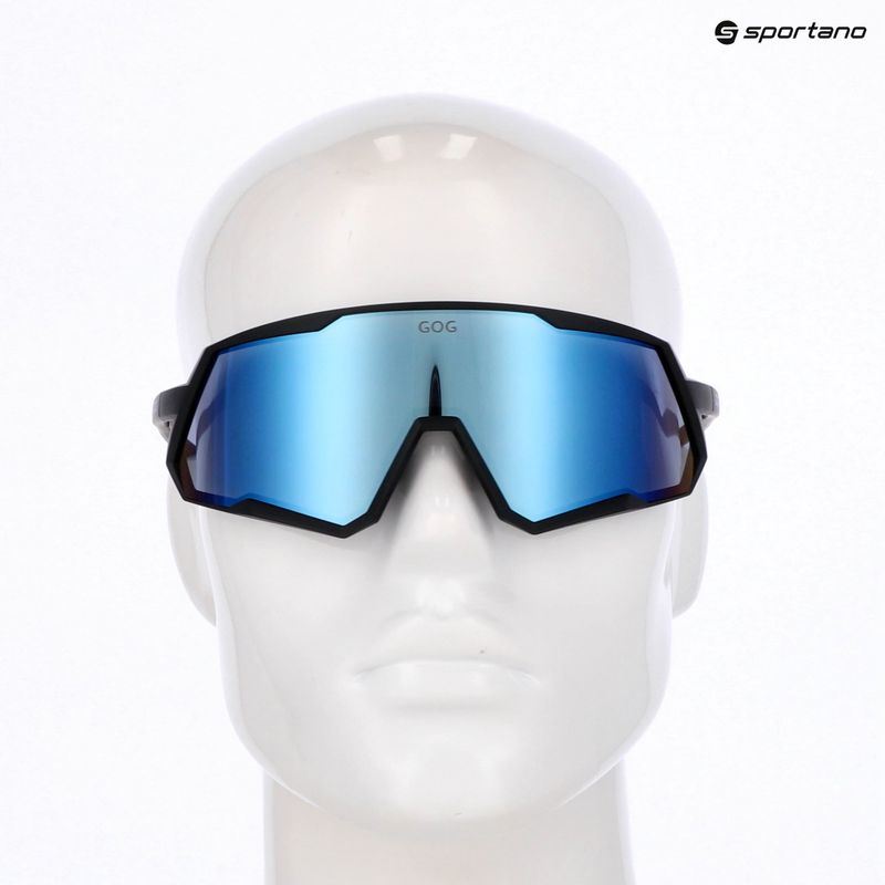 Sonnenbrillen GOG Tove matt black/reflex white/blue 5