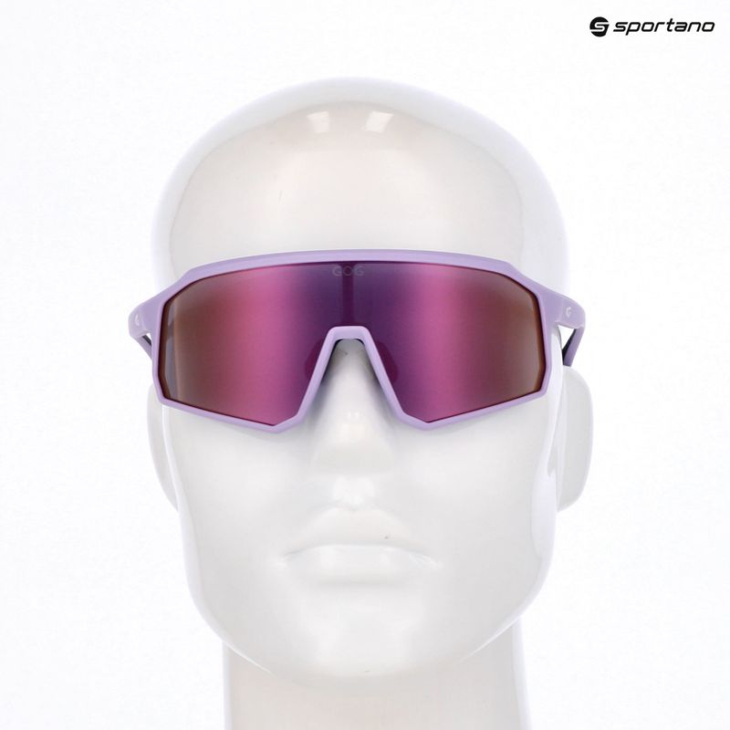 GOG Bingo Sonnenbrille matt violett/schwarz/reflex pink 9