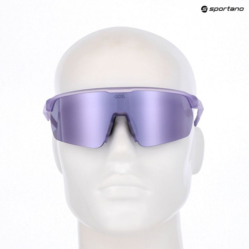 Sonnenbrille GOG Hervor crystal purple/purple reflex purple 5