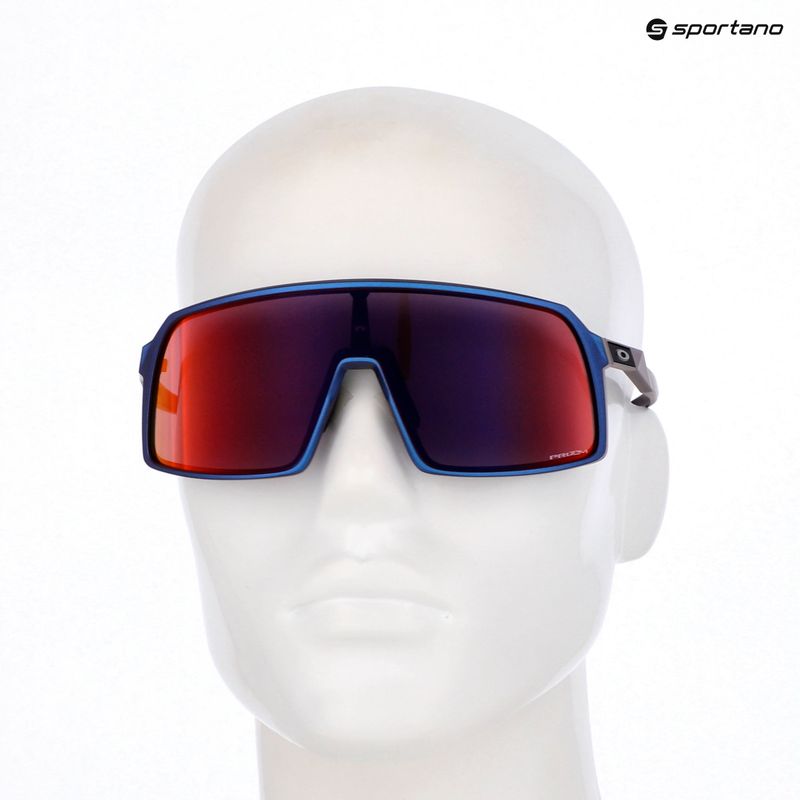 Sonnenbrille Oakley Sutro matte cyan/blue colorshift/prizm road 9