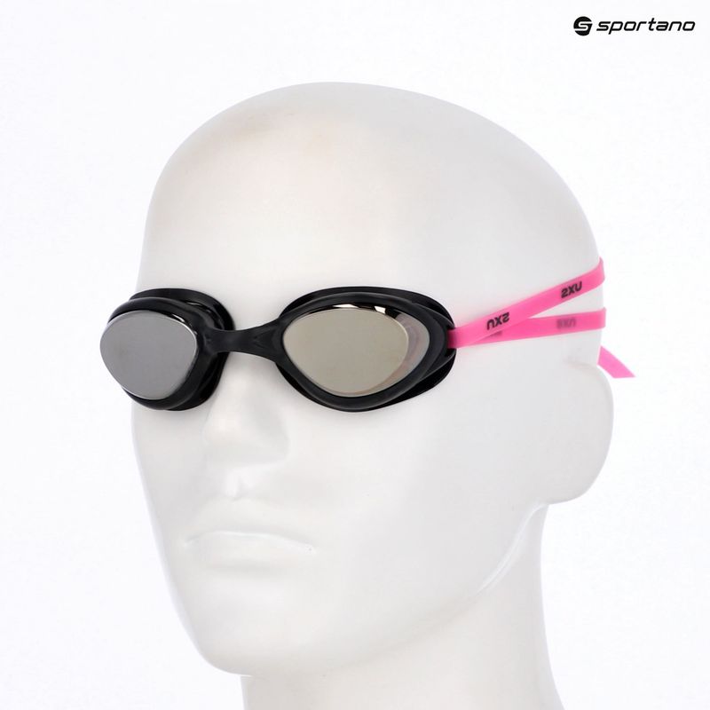 2XU Propel Schwimmbrille punk rosa/Spiegel 8