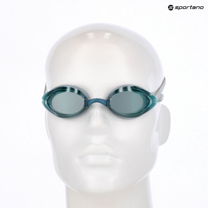 Schwimmbrille Speedo Vanquisher 3.0 Mirror Ltd storm green/grey/emerald matte mirror ltd 6