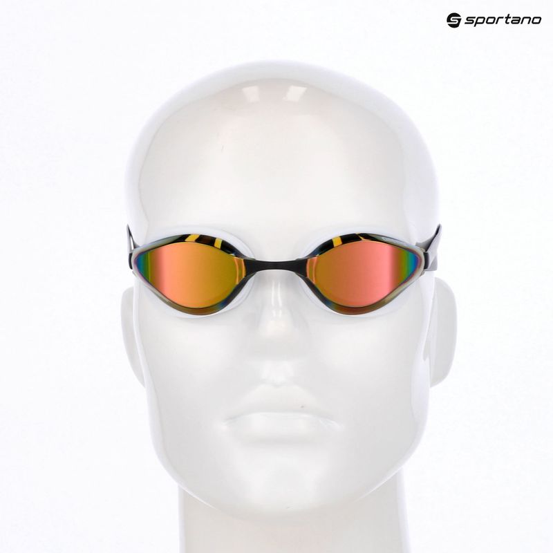 Arena Python Mirror Kupfer/Weiß Schwimmbrille 3