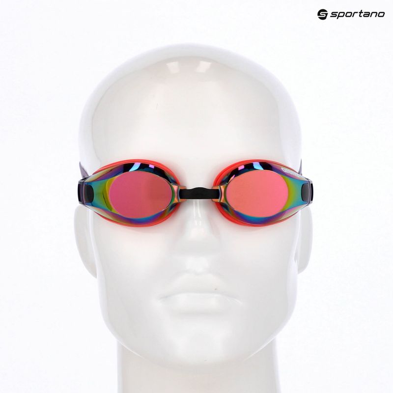 Arena Zoom X-Fit Mirror Schwimmbrille in Kupfer/heller Koralle/Pflaume 9