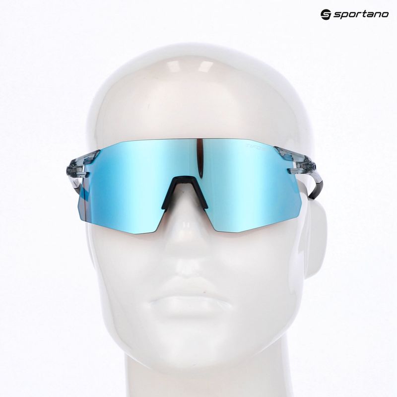Sonnenbrille Tifosi Moab XC Clarion crystal smoke/clarion blue/ac red/clear 10