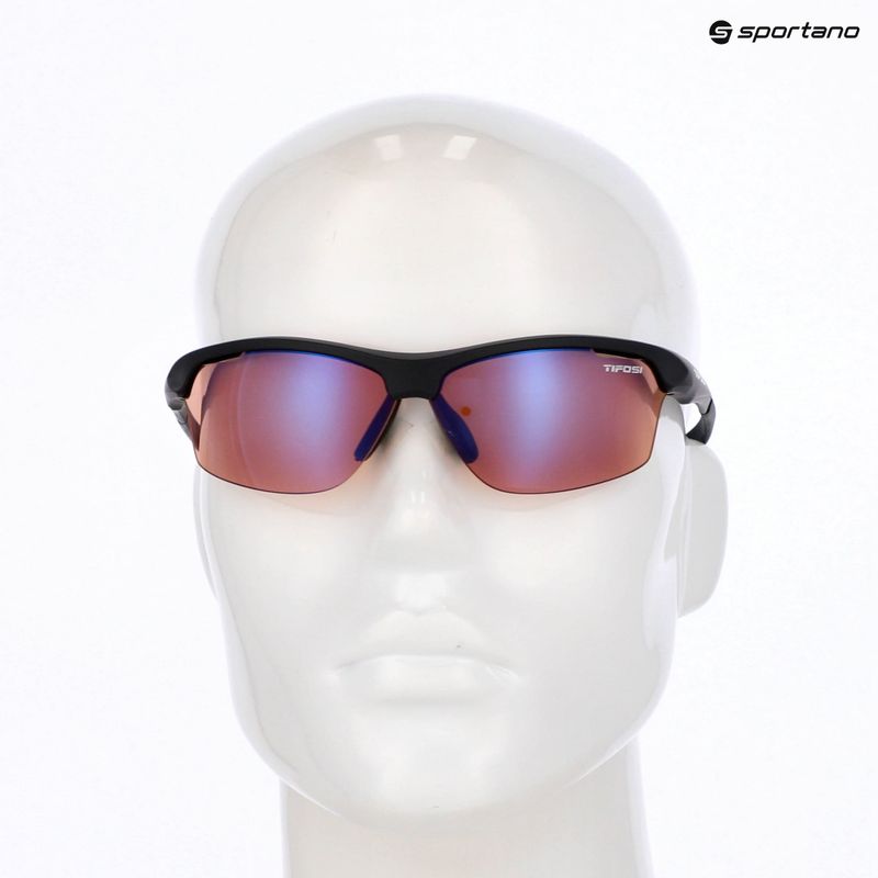 Tifosi Intense Sonnenbrille mattschwarz/ac rot 7