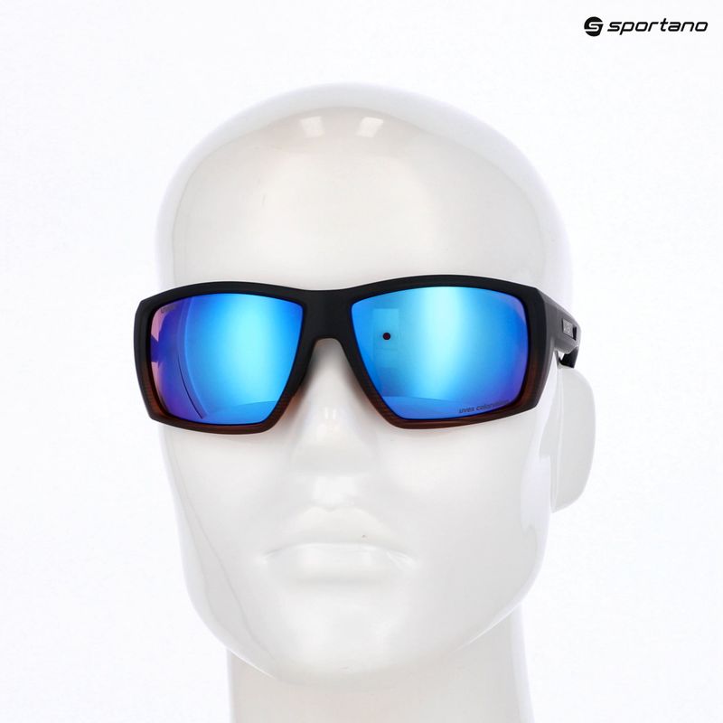 UVEX Mtn Venture CV schwarz demi matt/verspiegelt blau Sonnenbrille 6