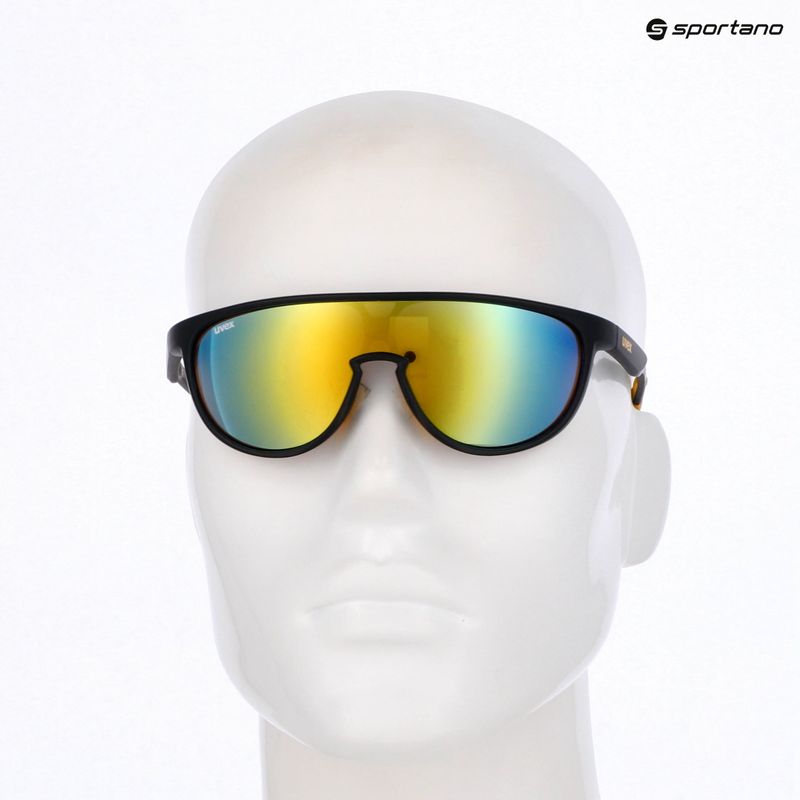 Sportstyle 515 schwarz matt/verspiegelt gelb Kindersonnenbrille 10