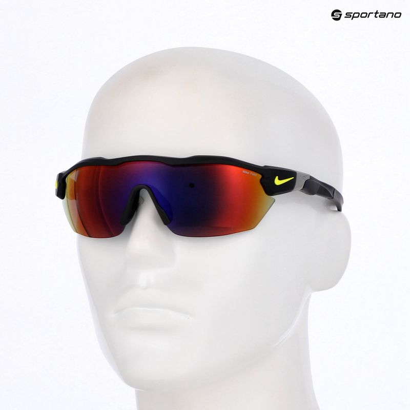 Sonnenbrille Herren Nike Show X3 Elite L matte black/volt/field tint 7