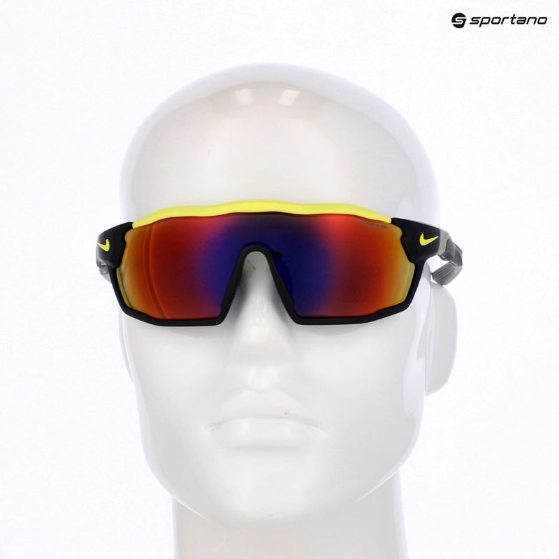 Sonnenbrille Nike Show X Rush matte black/field tint 8
