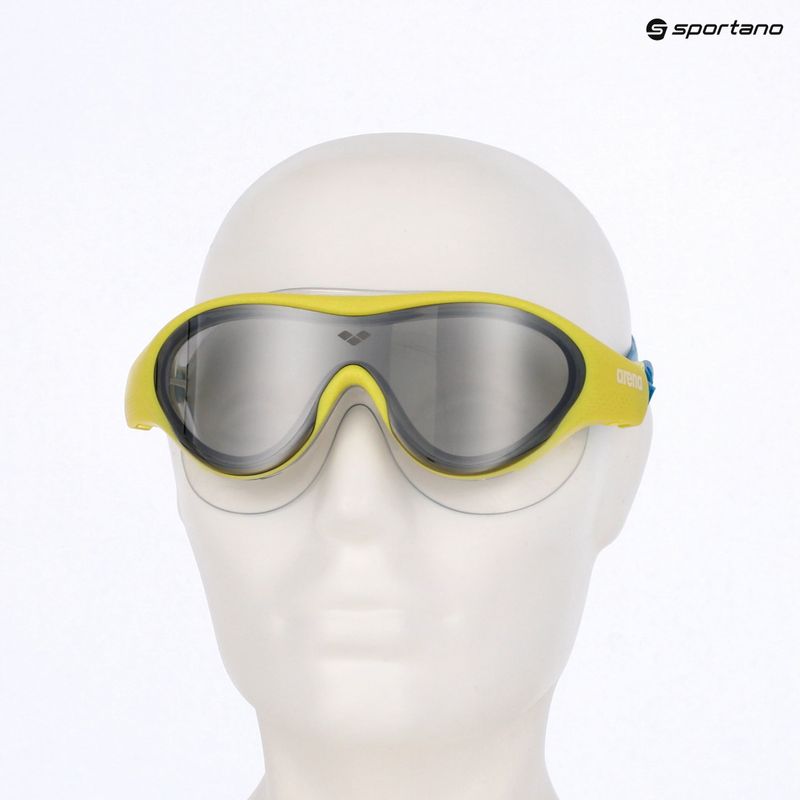 Schwimmbrille Kinder arena The One Mirror Jr silver/soft green/blue cosmo 9