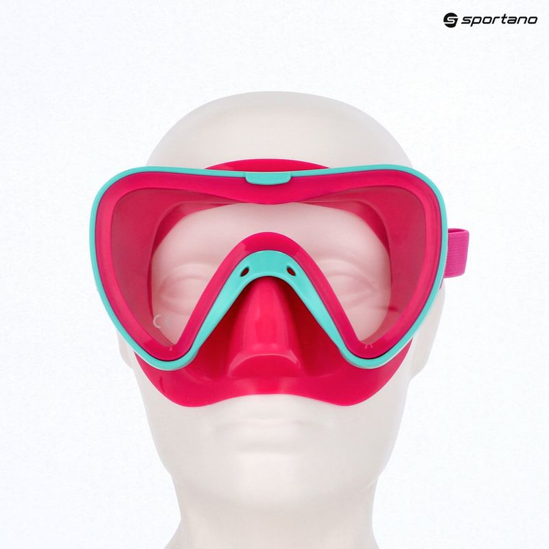 Mares Turtle aqua/pink Kinder-Schnorchelmaske 4