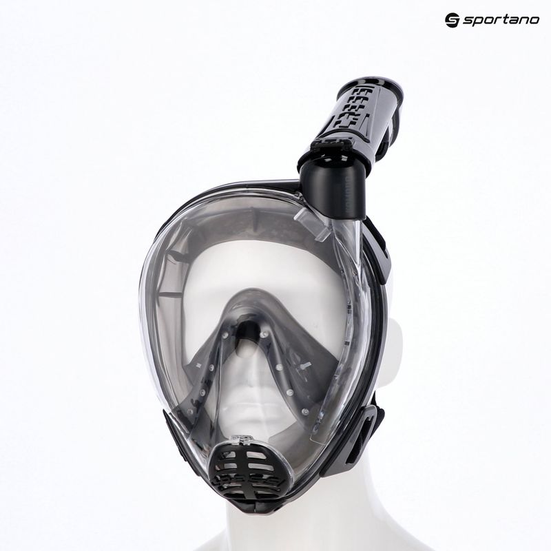 Schnorchelmaske Cressi Komodo Full Face black/black 15