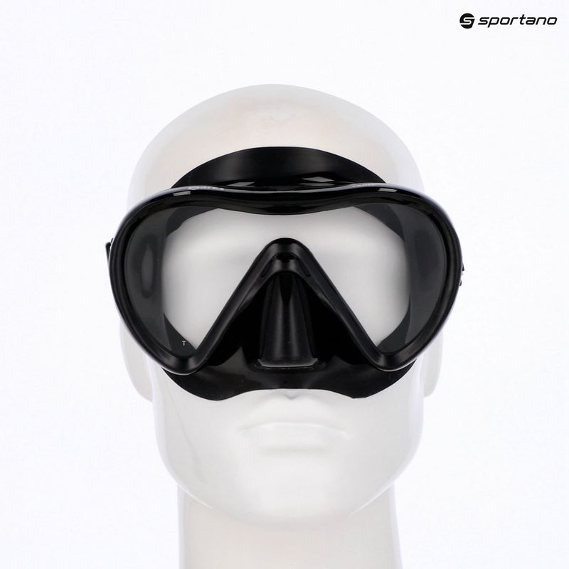 Mares Vento schwarz/schwarze Schnorchelmaske 5