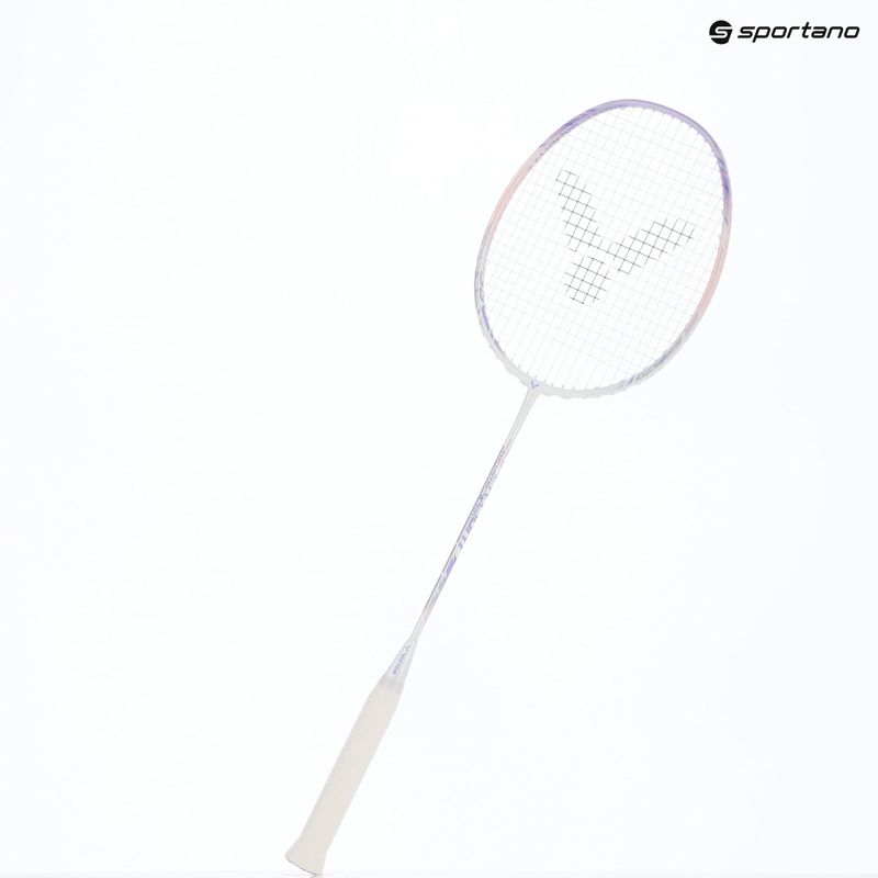 Badminton-Schläger VICTOR Thruster K 66 AJ white/purple 5