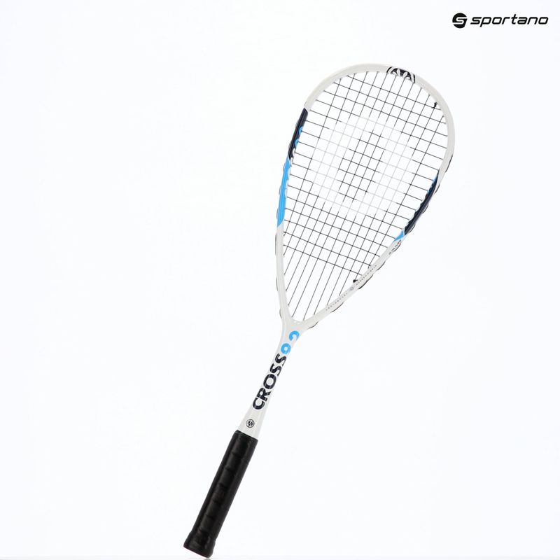 Squashschläger Oliver Cross 9.2 white/blue 11