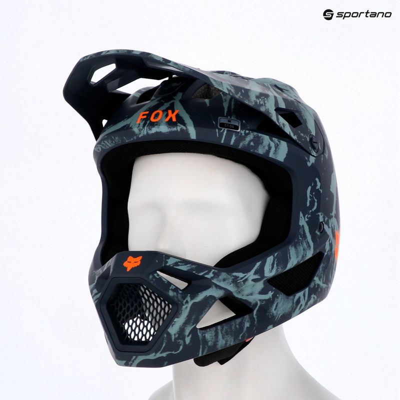 Fahrradhelm Fox Racing Rampage Img Print arctic blue 7