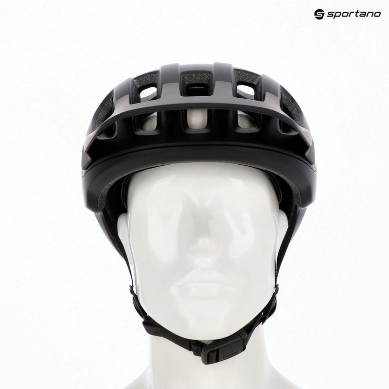 Fahrradhelm POC Cularis uranium black matt/hydrogen white w. logo 6