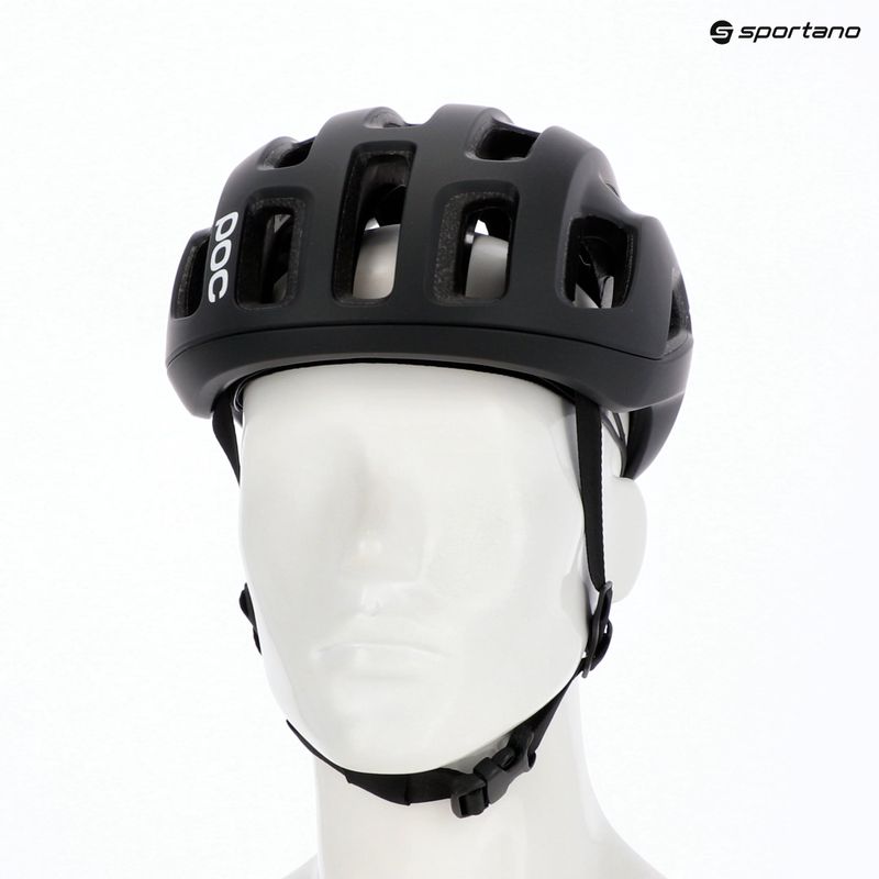 Fahrradhelm POC Ventral Air MIPS uranium black matt/hydrogen white w. logo 6