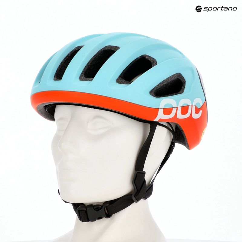 Fahrradhelm POC Amidal indicolite blue matt/carnelian orange matt 13