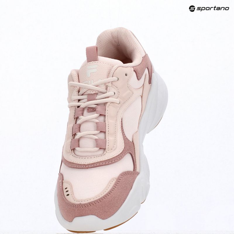 FILA Collene Logo Schuhe in blassem Mauve/Weiß 16