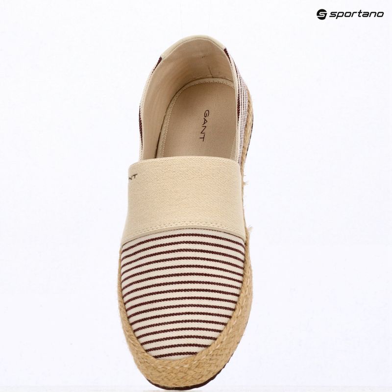 Damen-Espadrilles GANT Raffiaville brown/cream 16