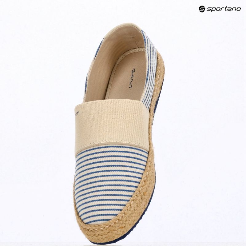 Damen-Espadrilles GANT Raffiaville blue/cream 16