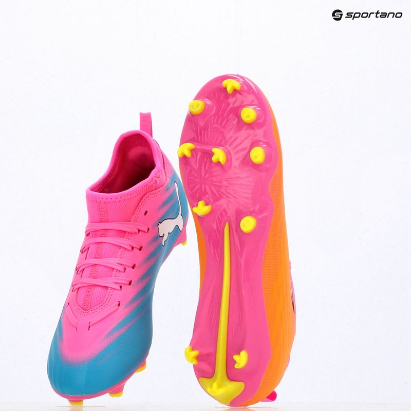 Kinder Fußballschuhe PUMA Ultra 6 Match FG/AG Jr poison pink/puma white/sun stream/bright aqua/puma black 17