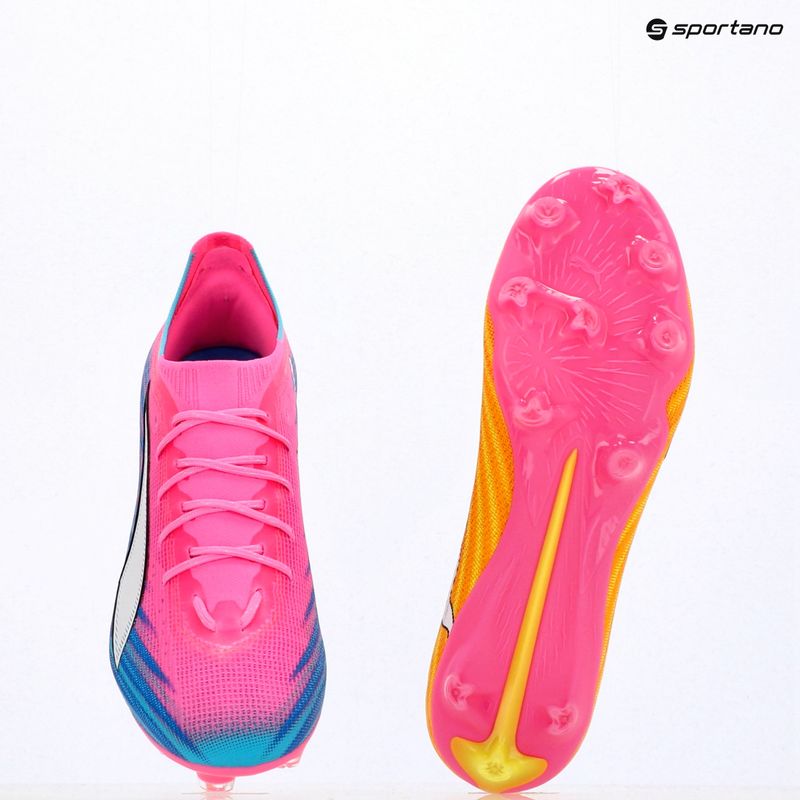 Fußballschuhe PUMA Ultra 6 Pro FG/AG poison pink/puma white/sunstream/bright aqua/puma black 17