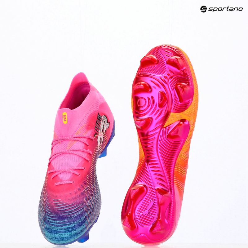 Fußballschuhe PUMA Future 9 Ultimate FG poison pink/puma wht/sun stream/bright aqua/puma blk 15
