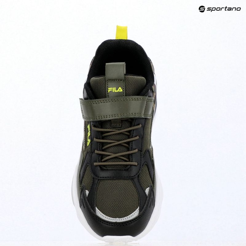 Kinderschuhe FILA Madrun Velcro olive night 16