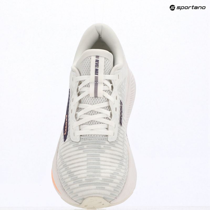 Laufschuhe für Damen Brooks Revel Max brightwhite/mulledgrape/peach 13