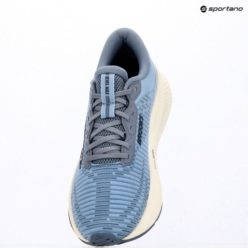 Herren-Laufschuhe Brooks Revel Max rain washed/grey/navy 15