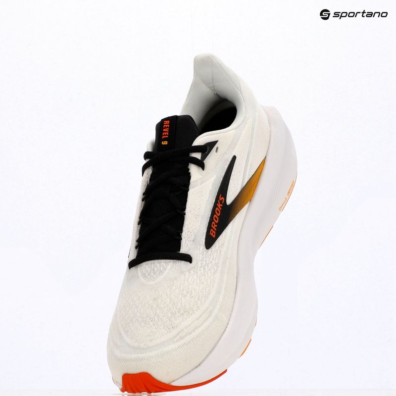 Herren-Laufschuhe Brooks Revel 9 white/orange/black 15