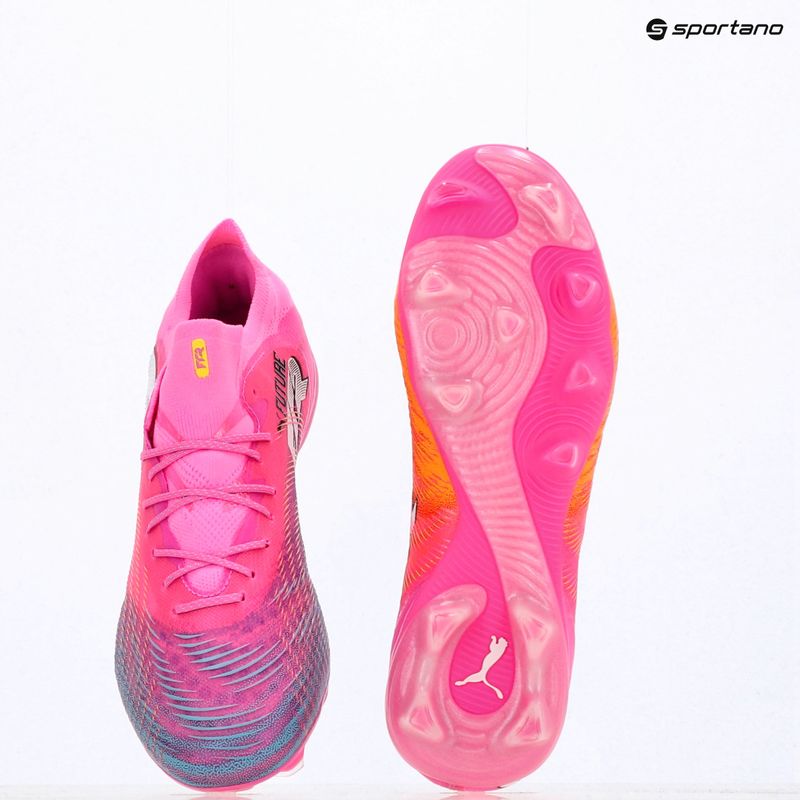 Fußballschuhe PUMA Future 9 Fusion FG/AG poison pink/sun stream/bright aqua/puma wht 15