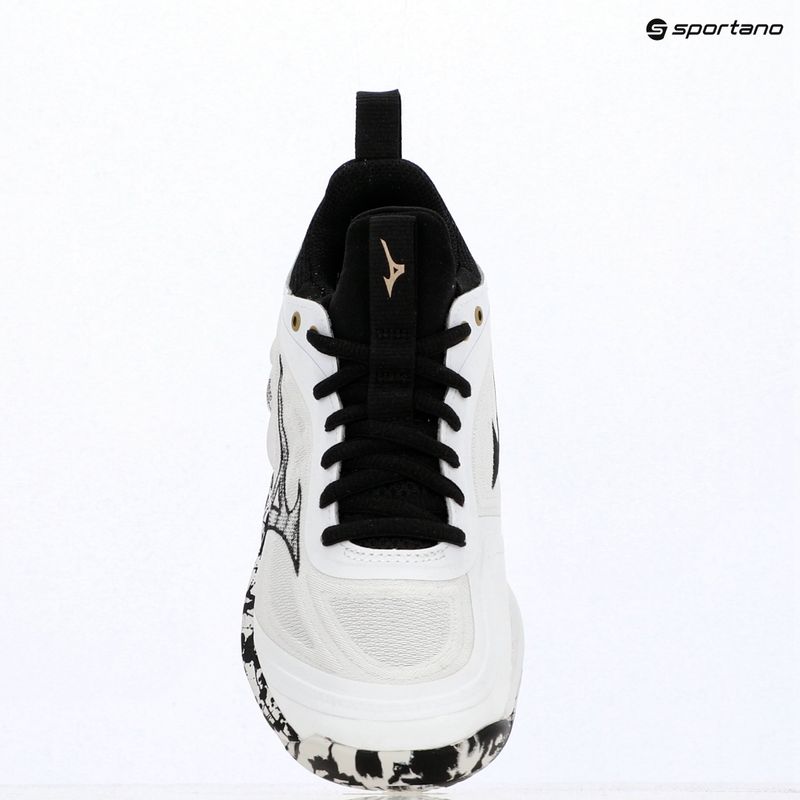 Volleyballschuhe Mizuno Wave Luminous 3 white/black/ge gold 9