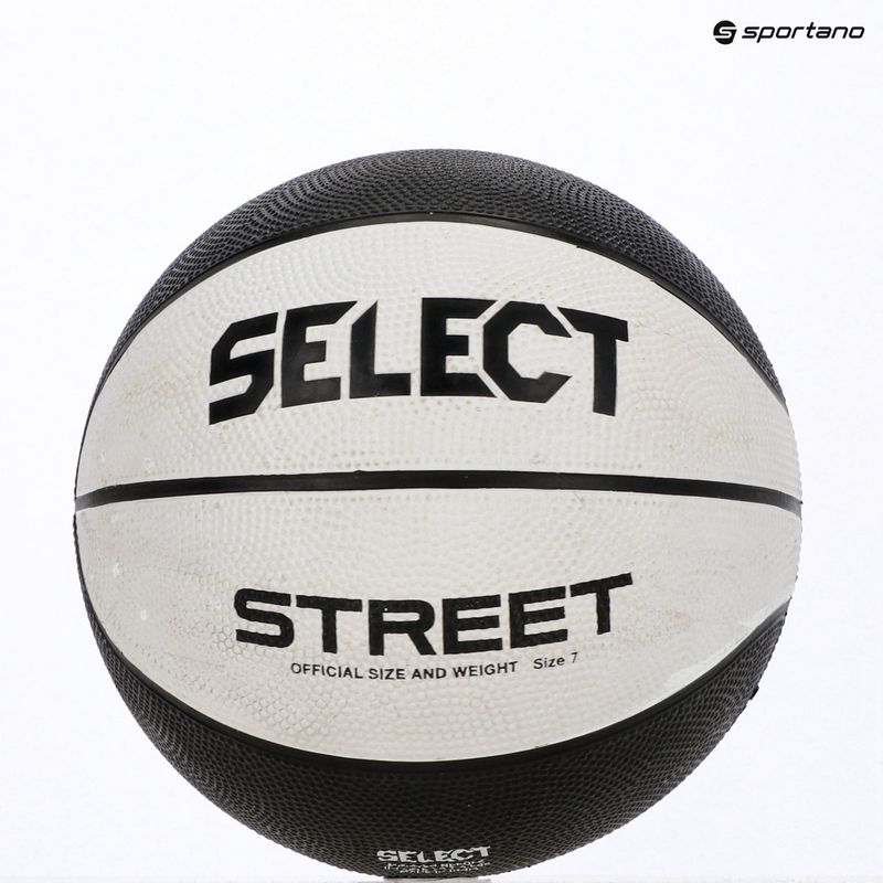 Kinder Basketball SELECT Basketball Street v23 weiß/schwarz Größe 7 4