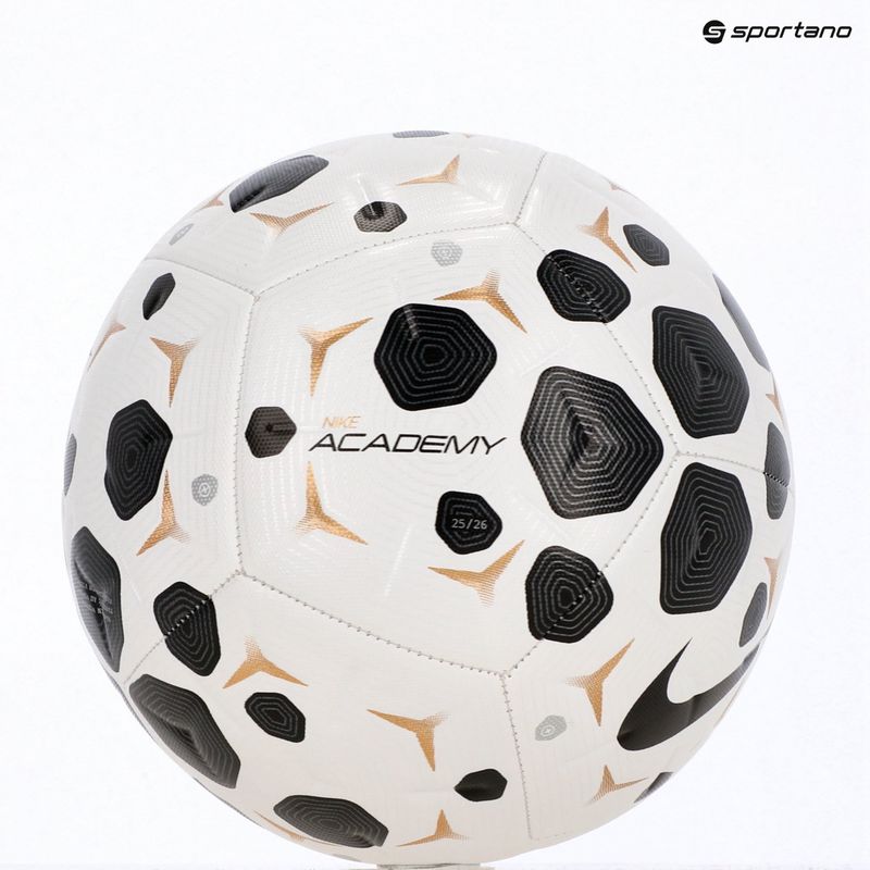 Fußball Nike Academy white/black/black Größe 5 4