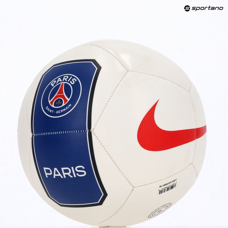 Fußball Nike Pitch Paris-Saint Germain white/old royal size 5 5