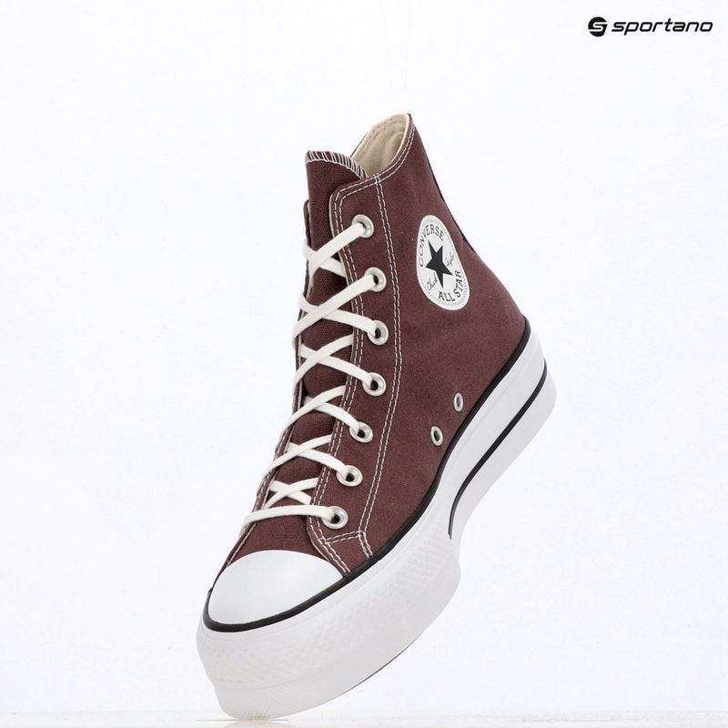 Damen-Turnschuhe Converse Chuck Taylor All Star Lift Hi trail mixed/natural ivory 9