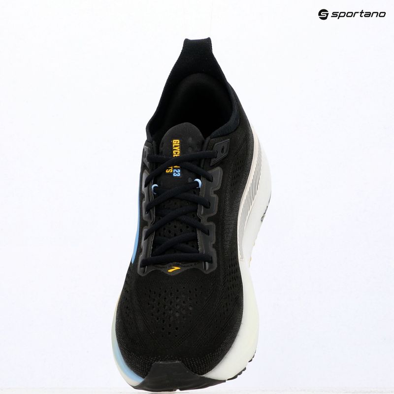 Herren-Laufschuhe Brooks Glycerin GTS 23 black/cyber yellow/nightlife 9