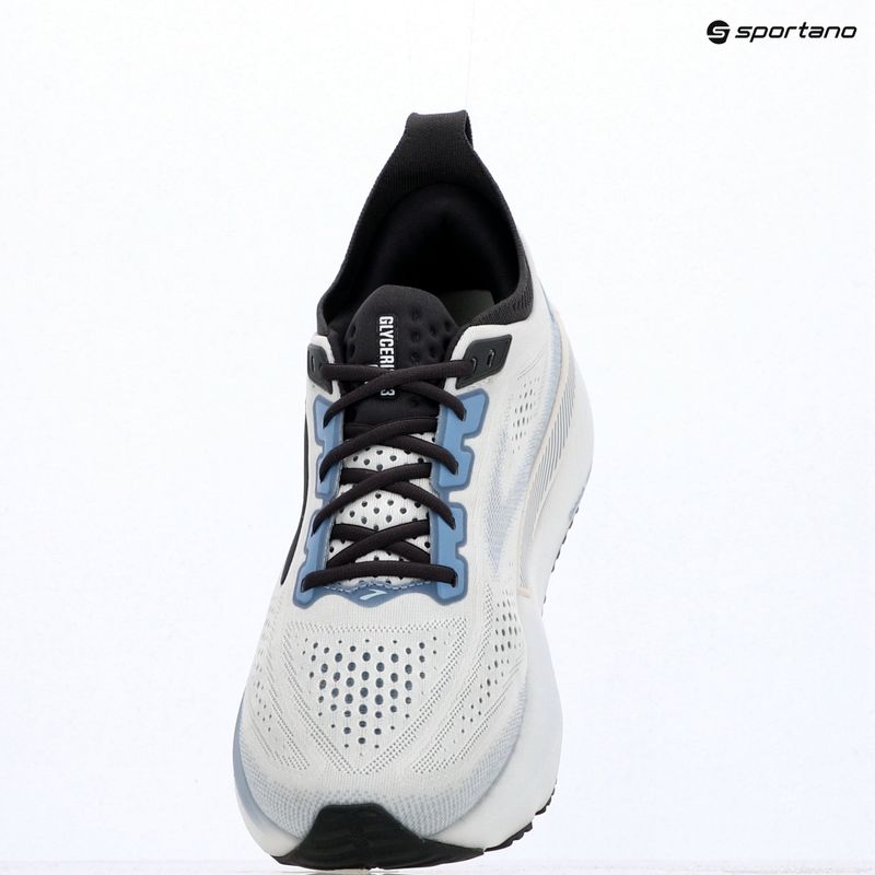 Herren-Laufschuhe Brooks Glycerin GTS 23 white/rain/baltic sea 9