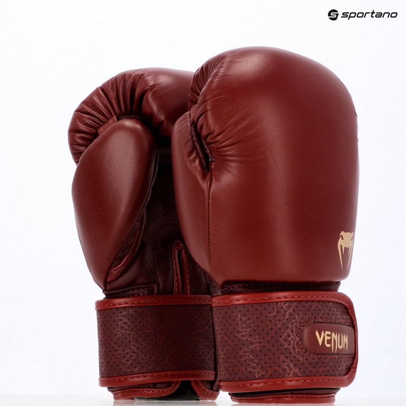 Venum Power 2.0 Boxhandschuhe in Weinrot 8