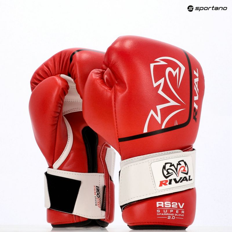 Boxhandschuhe Rival Super Sparring 2.0 red 3