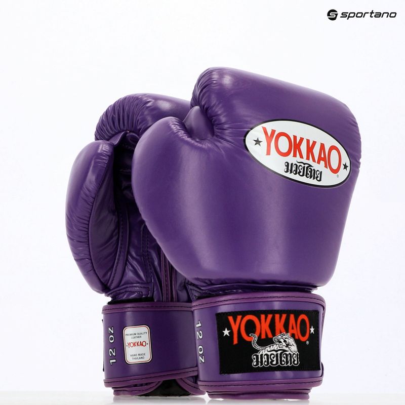 Boxhandschuhe Herren YOKKAO Matrix flash purple 4