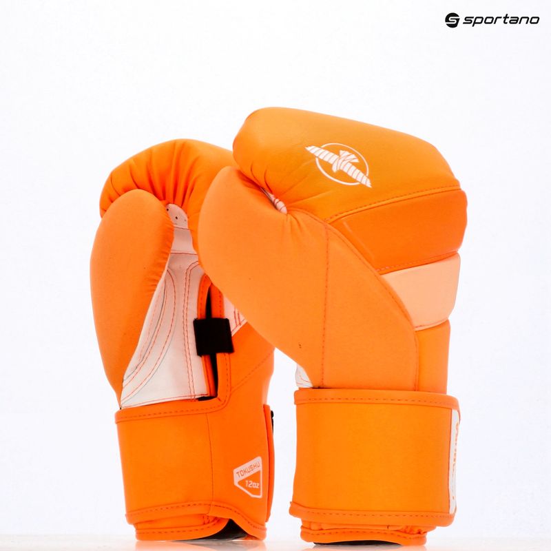 Hayabusa T3 Neon neon orange Boxhandschuhe 8