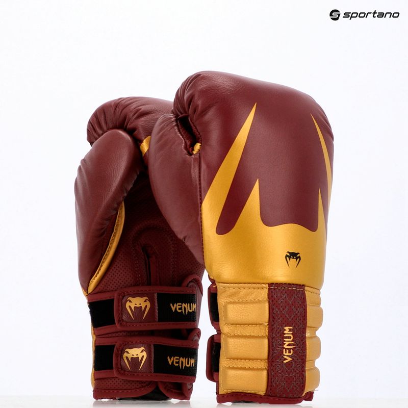 Boxhandschuhe Venum Reverso Boxing red/gold 10